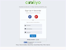 Tablet Screenshot of cooliyo.com